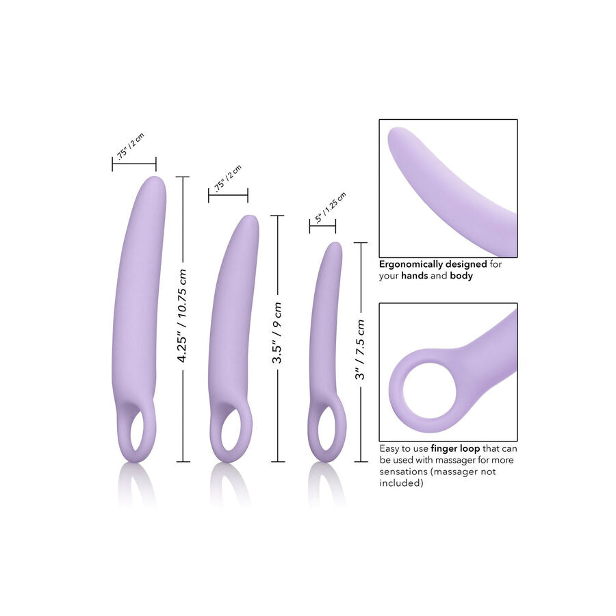 Dr. Laura Berman Alena Set of 3 Silicone Dilators