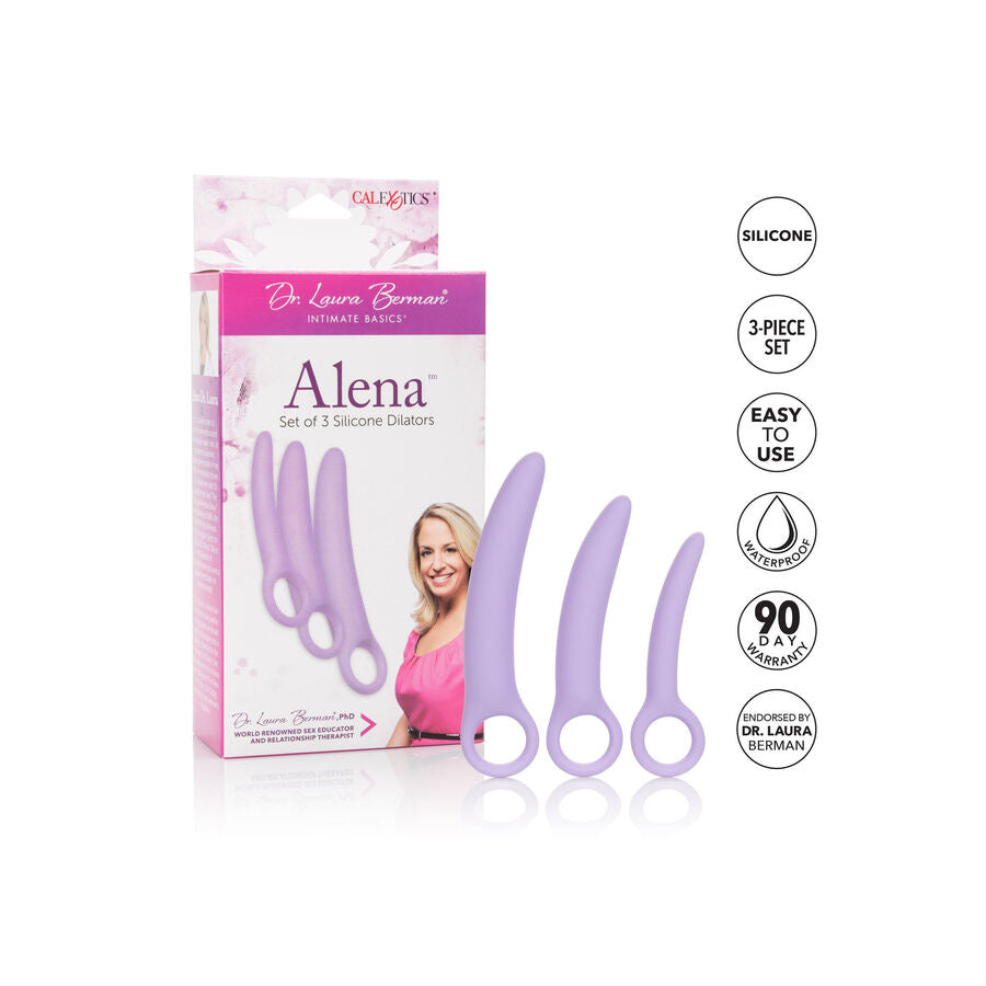 Dr. Laura Berman Alena Set of 3 Silicone Dilators