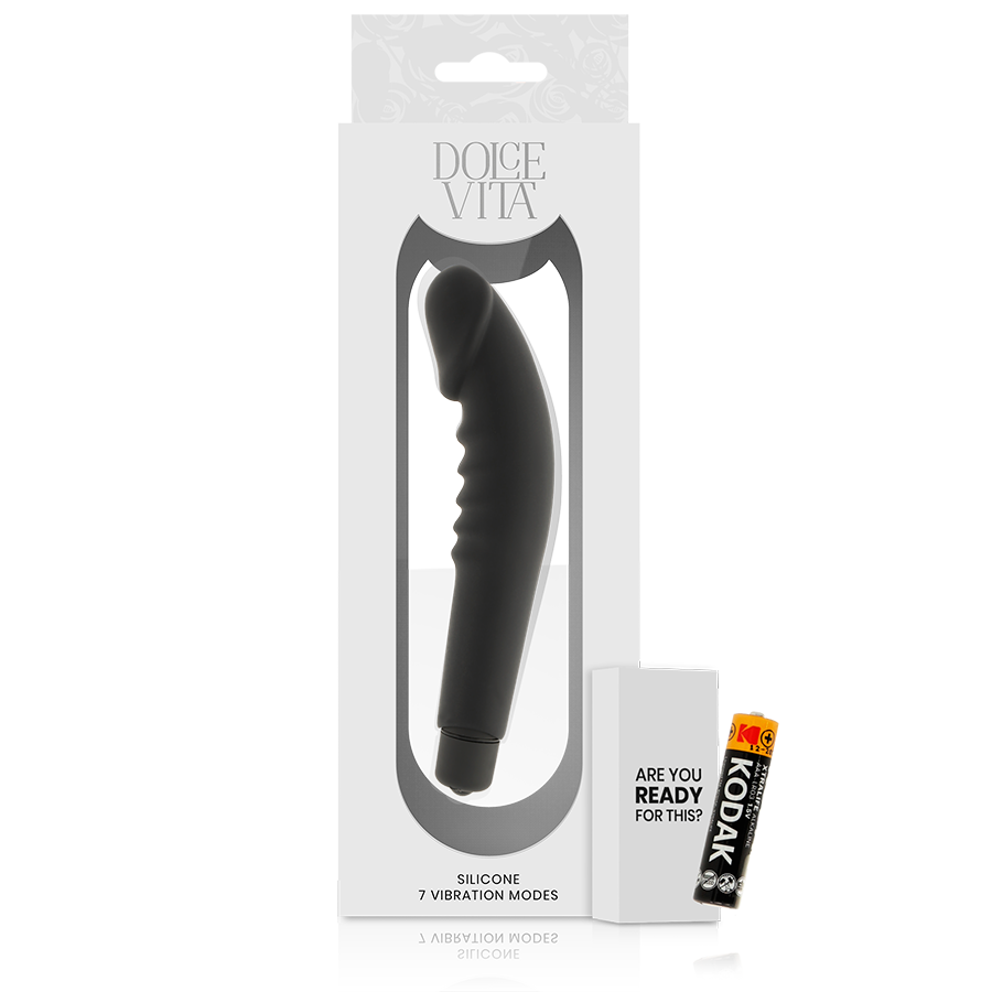 DOLCE VITA - REALISTIC PLEASURE SILICONE BLACK