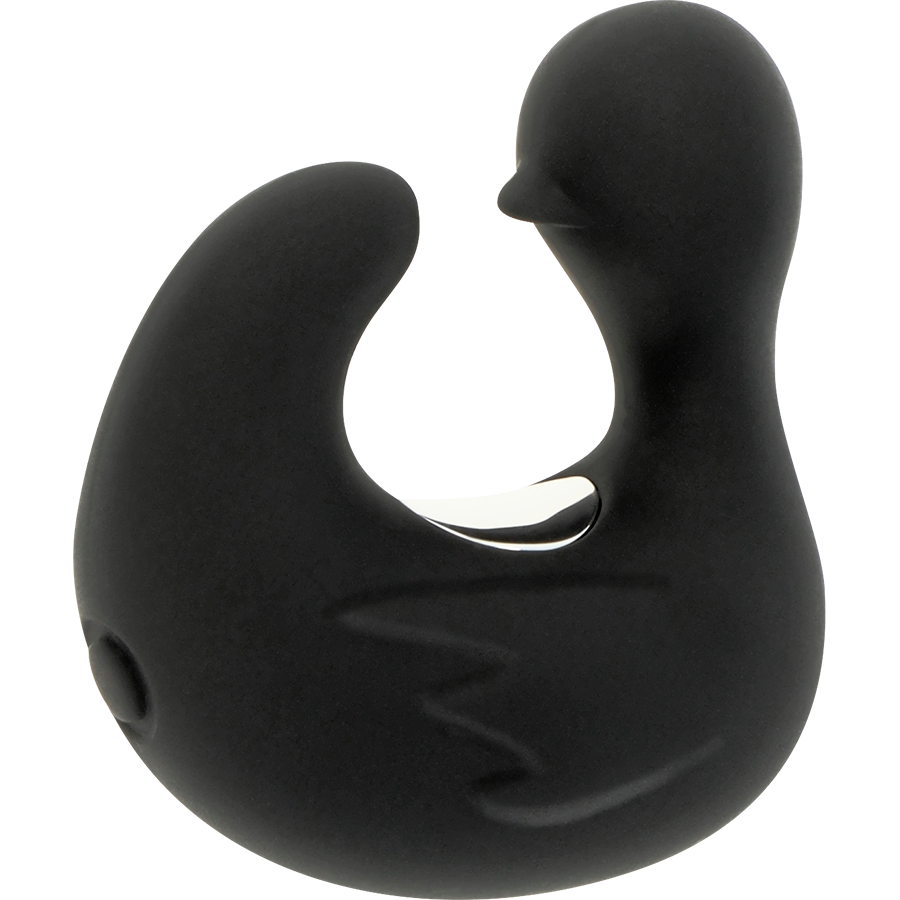 BLACK&amp;SILVER - REFILLABLE SILICONE DUCK DICE STIMULATING DUCKYMANIA