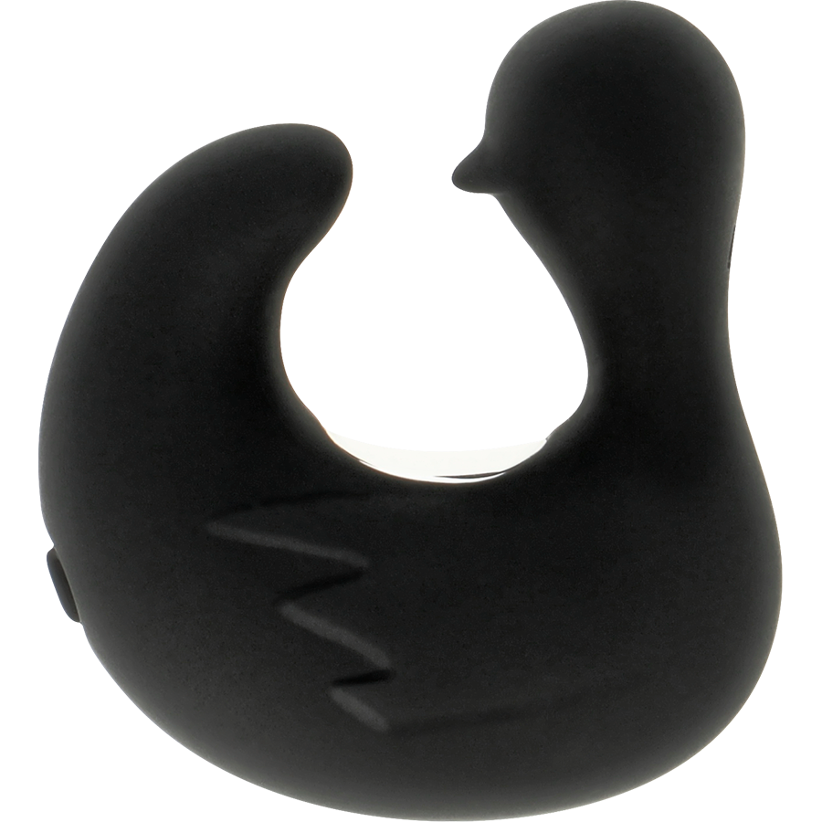 BLACK&amp;SILVER - REFILLABLE SILICONE DUCK DICE STIMULATING DUCKYMANIA
