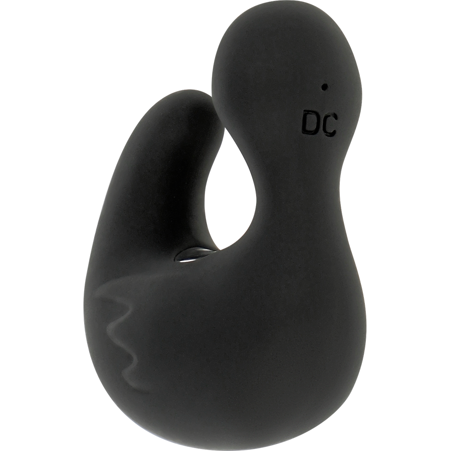 BLACK&amp;SILVER - REFILLABLE SILICONE DUCK DICE STIMULATING DUCKYMANIA
