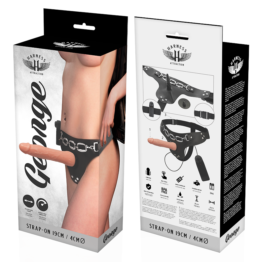 Rnes george realistic vibrator 19 cm -o- 4 cm