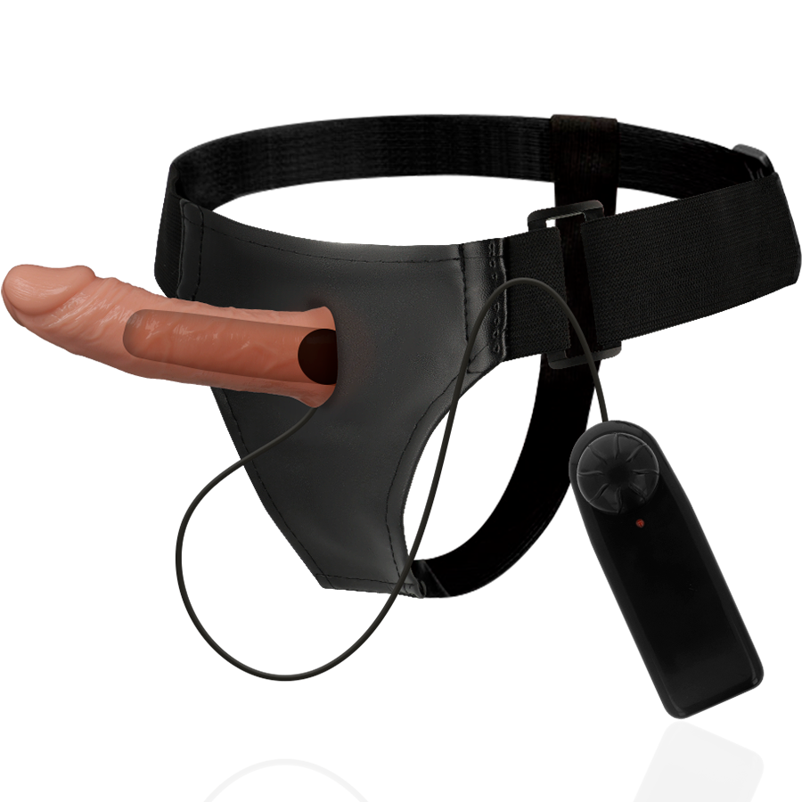Benny hollow reins with vibrator 15 cm -o- 4.5 cm