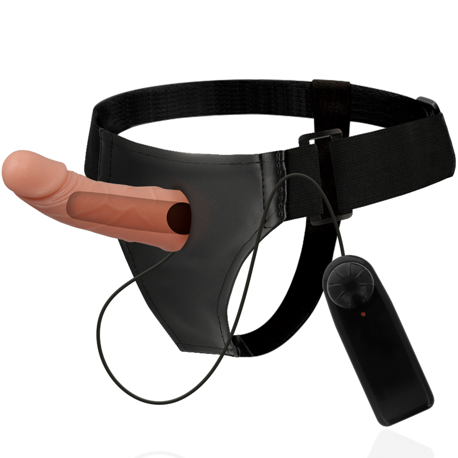 Harness Attraction - Hollow Frames with Vibrator 15 cm -0- 5 cm