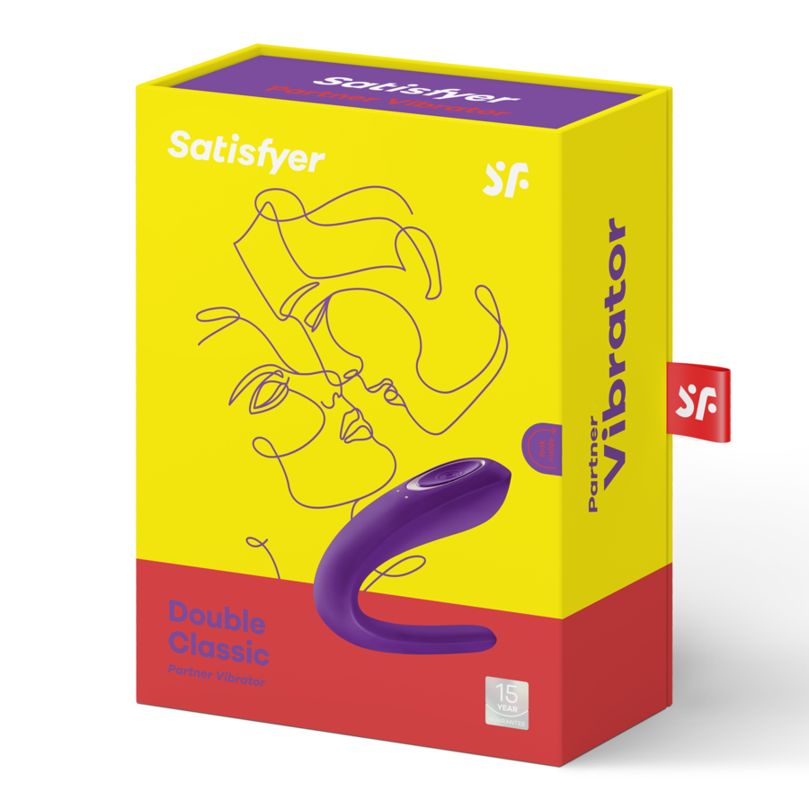 Partner toy vibrator stimulating both partners