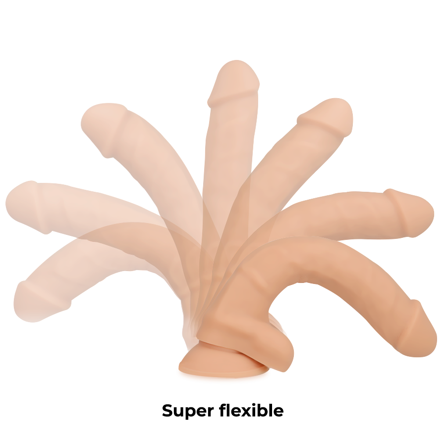 COCK MILLER - REALISTIC SILICONE DILDO, JOINTABLE, FLESH-STYLE, 18 CM
