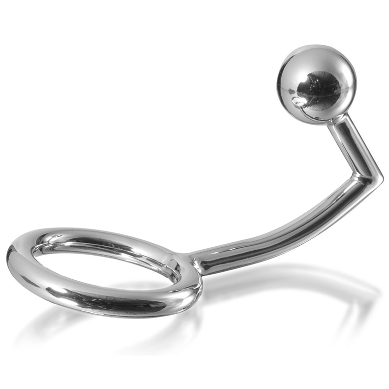Cock ring with anal intruder hook 45mm