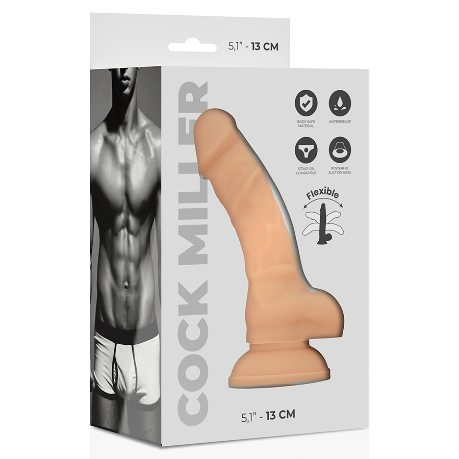 COCK MILLER - 13 CM ARTICULATED COCKSIL DENSITY SILICONE