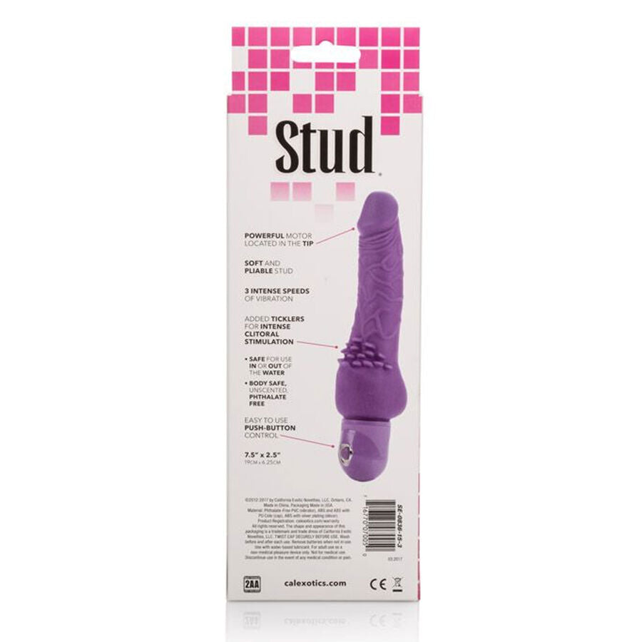 Purple power stud cliterrific vibrator