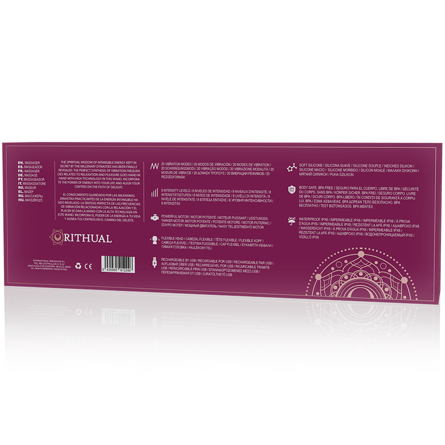 RITHUAL - RECHARGEABLE POWERFUL AKASHA WAND 2.0 ORCHID