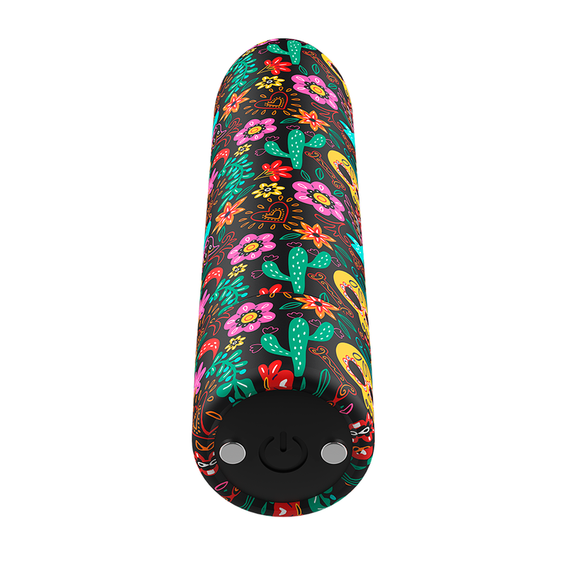 CUSTOM BULLETS - REFILLABLE FLORAL PERSONALIZED BULLETS, 10 INTENSITIES