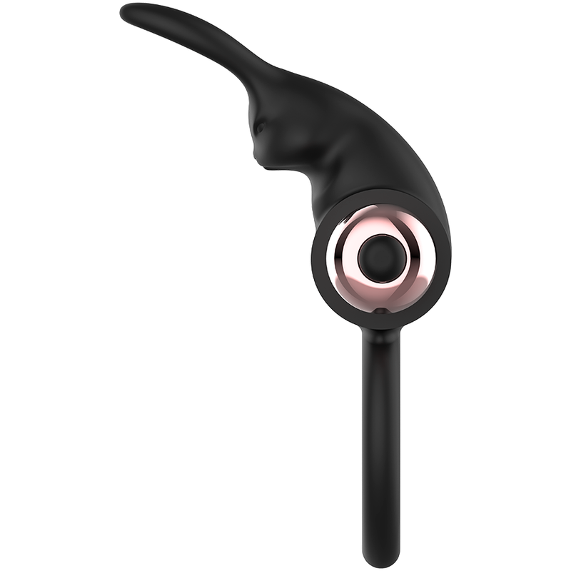 Cockring with black/gold vibrator