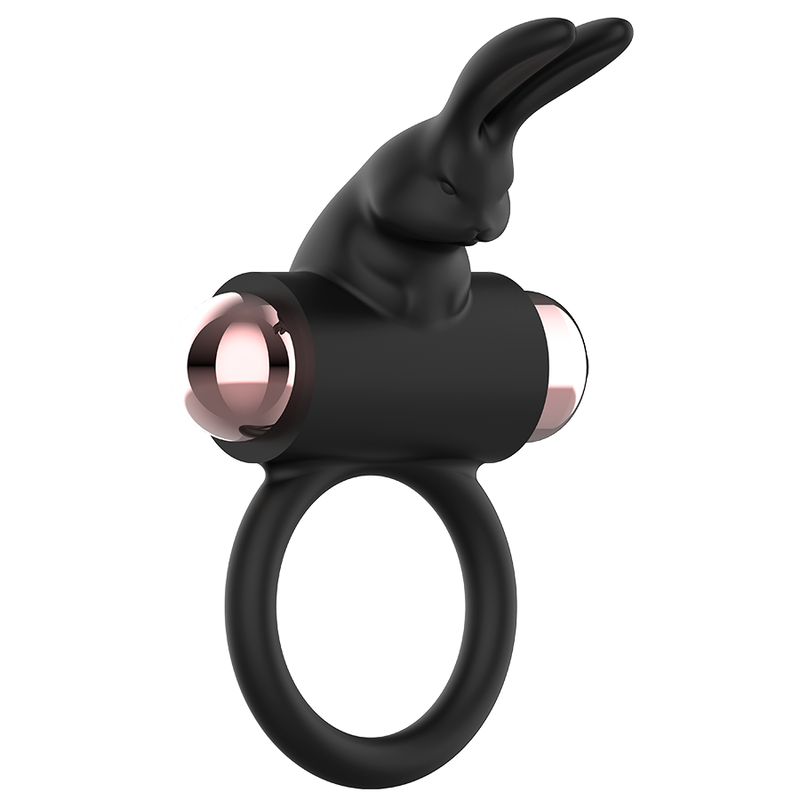 COQUETTE CHIC DESIRE - COCKRING WITH VIBRATOR BLACK/GOLD