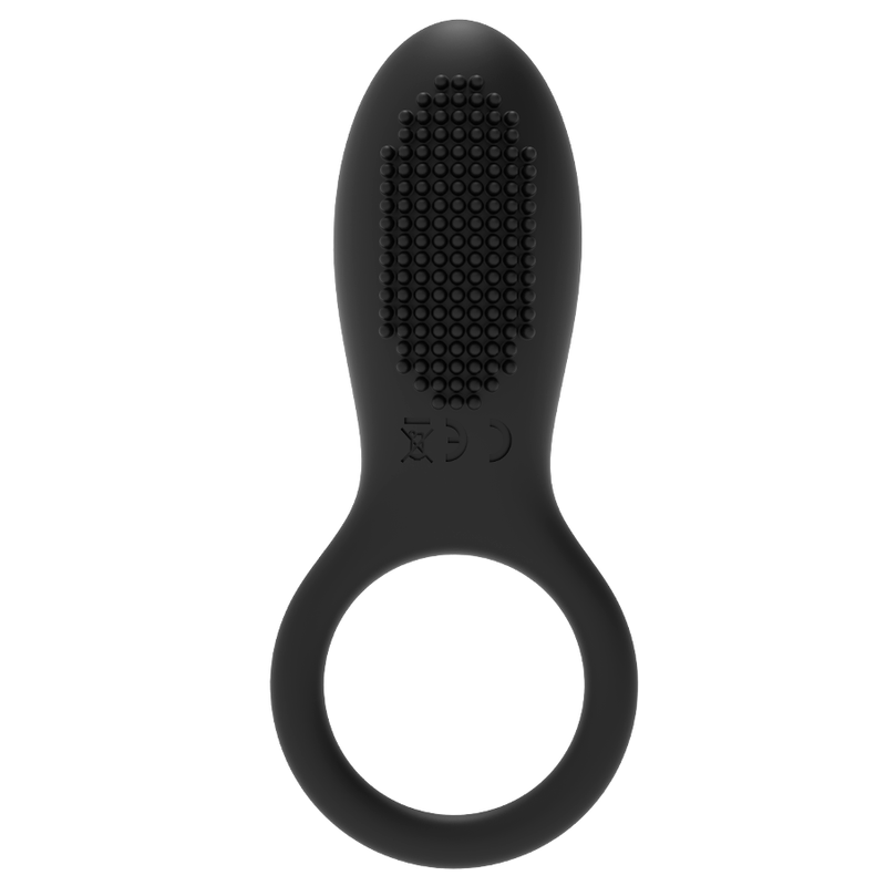 Rechargeable remote control cock ring black/gold