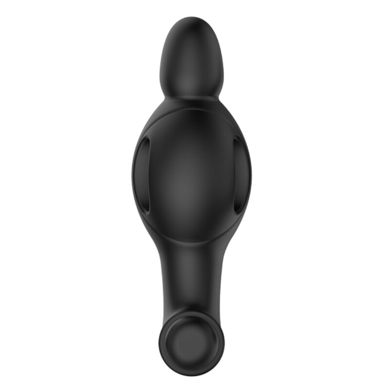 Silicone anal plug with vibration