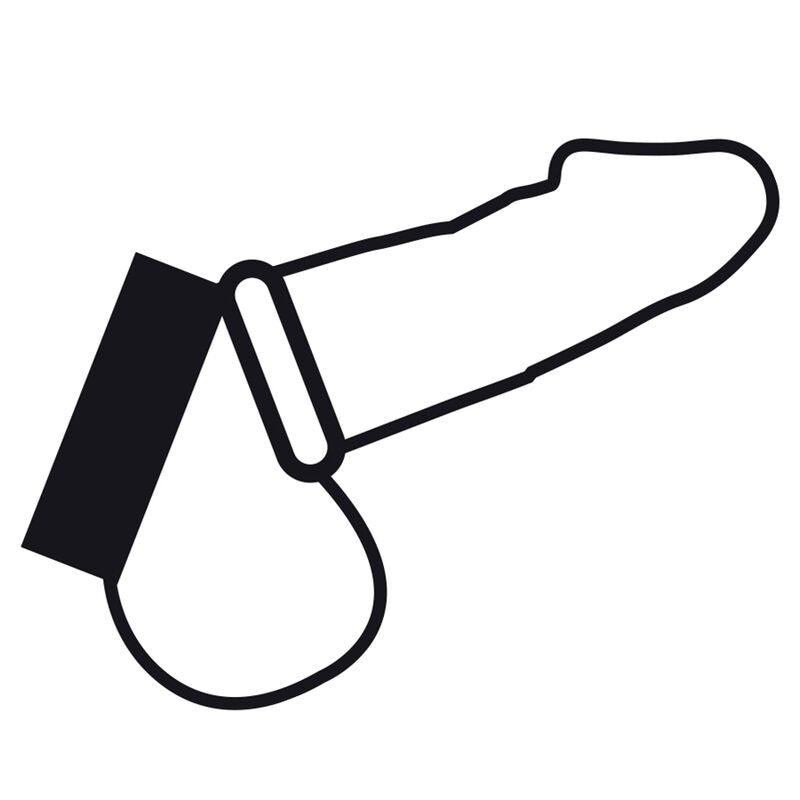 Metal ring for penis and testicles