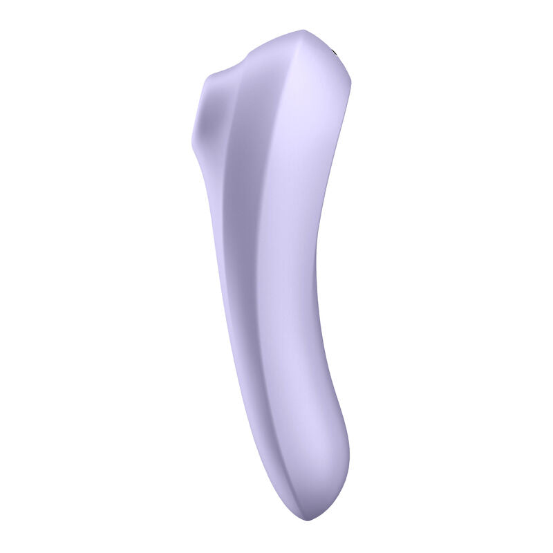 Purple dual pleasure air pulse vibrator