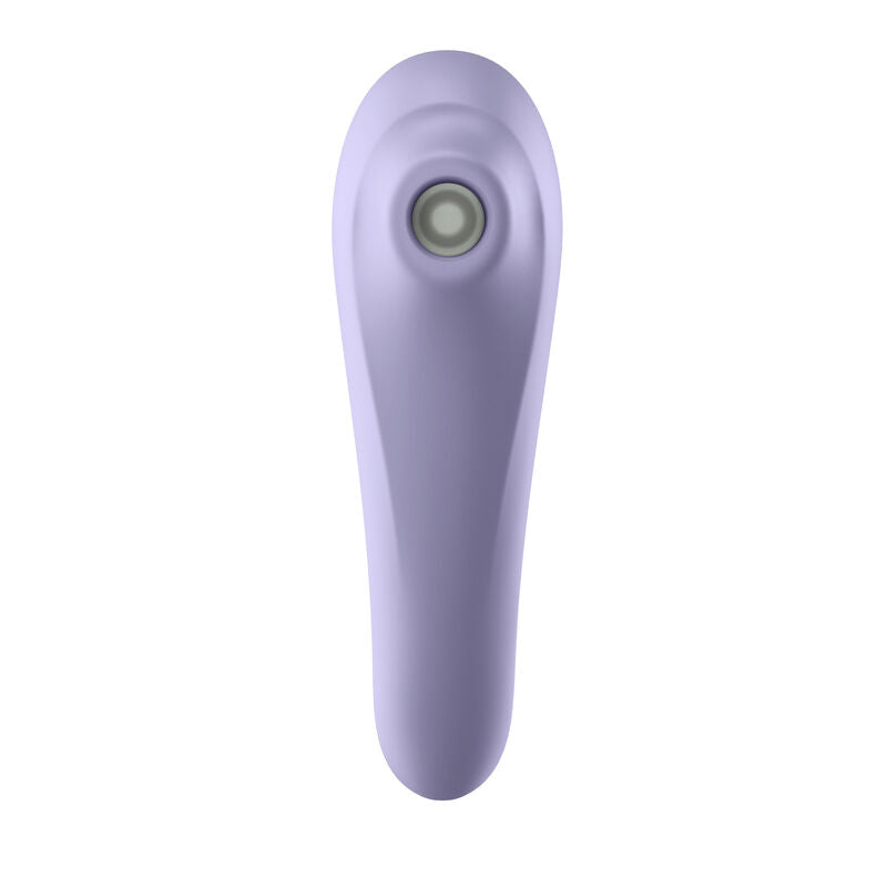 Purple dual pleasure air pulse vibrator