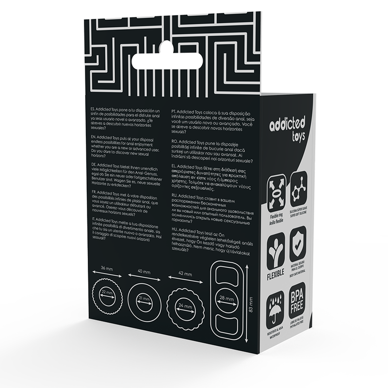 4-piece penis ring set