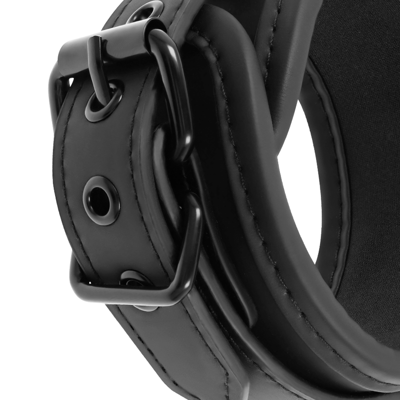 Neoprene lined handcuffs with handle