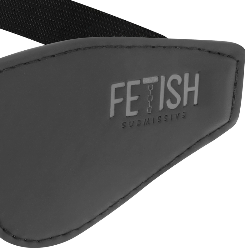 FETISH SUBMISSIVE - VEGAN LEATHER MASK WITH NOPREN LINING