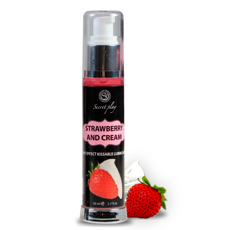 2-1 Heat Effect Strawberry &amp; Cream Lubricant 50 ml