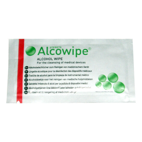 Pack of sterile cleaning wipes