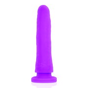 Toys medical dildo lilac silicone 20 cm -o- 4 cm