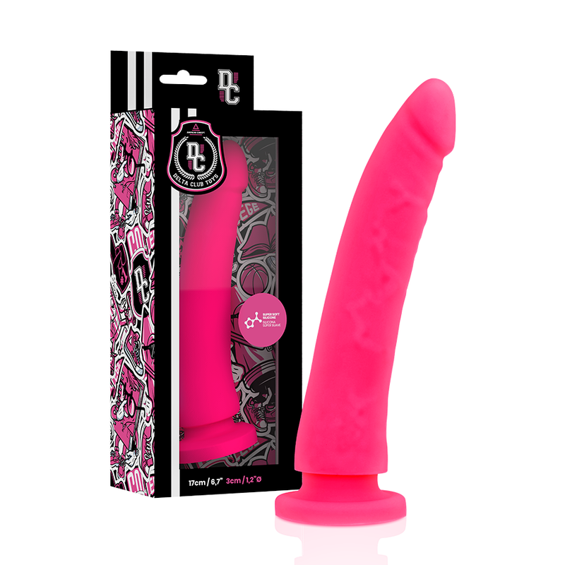 DELTA CLUB - TOYS HARNESS + PINK SILICONE DONG 17 CM -O- 3 CM