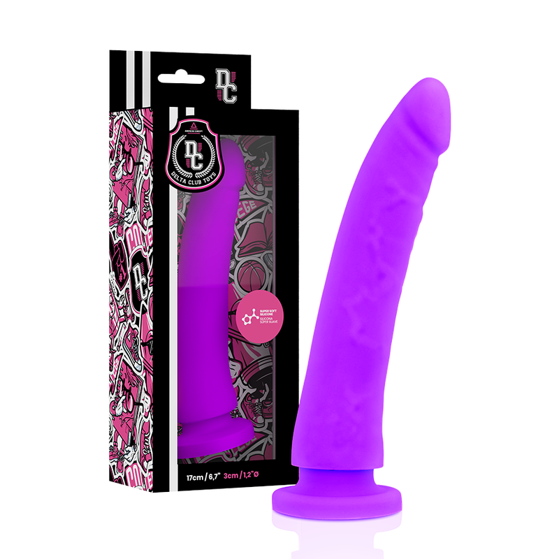 Toys harness + purple silicone dong 17 cm -o- 3 cm
