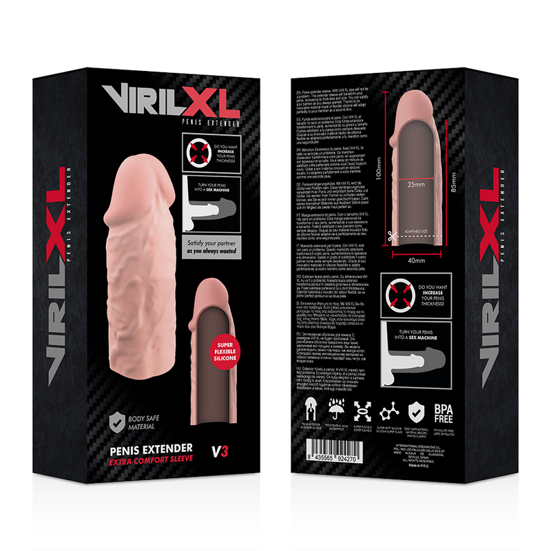 Natural Liquid Silicone Penis Extension v3