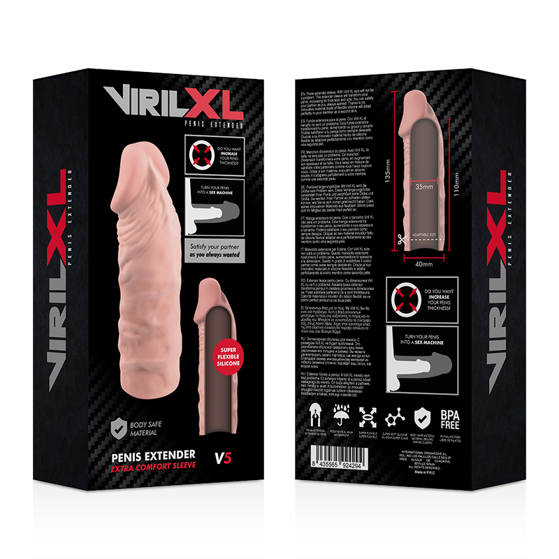 Natural Liquid Silicone Penis Extension v5