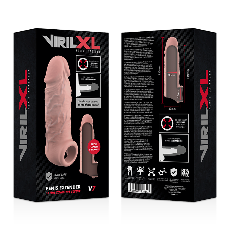 Natural Liquid Silicone Penis Extension v7