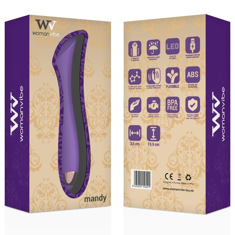 Mandy K-Spot Rechargeable Silicone Vibrator