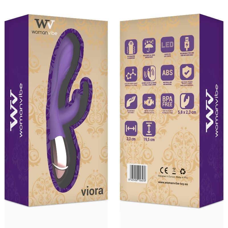 Viora Women's Rechargeable Silicone Vibrator