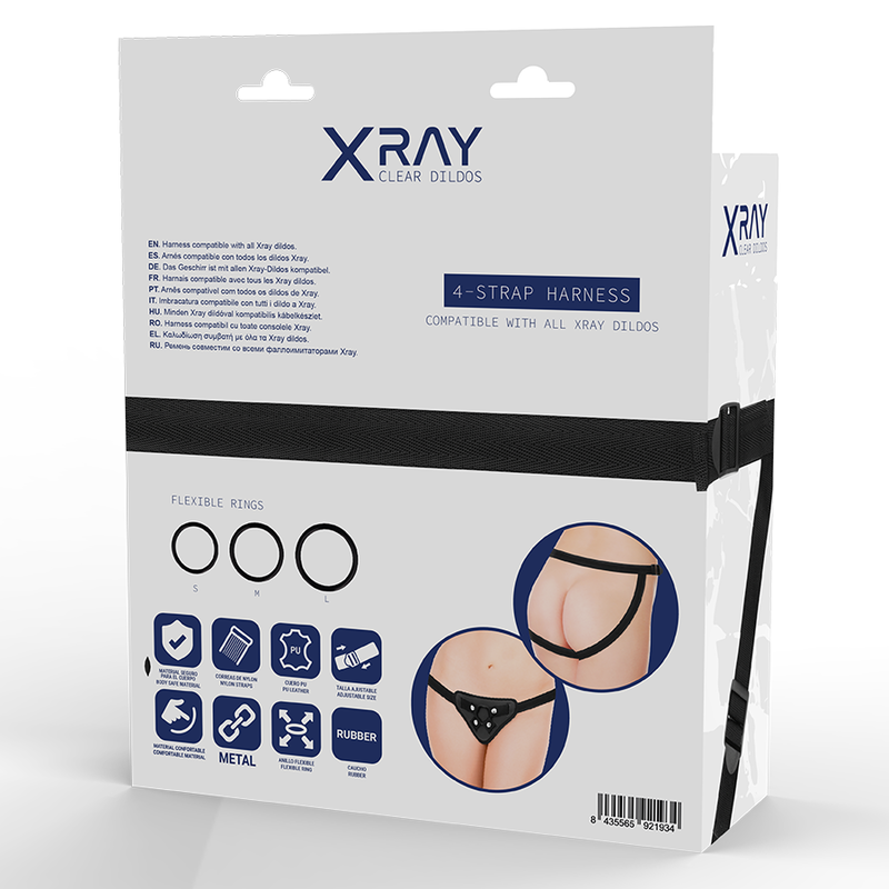 X-RAY - RADIO HARNESS WITH SILICONE RINGS