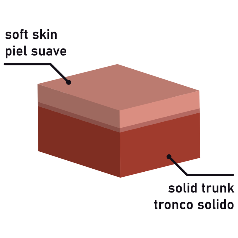 Harness + double density leopard 23 cm -o- 4.77 cm