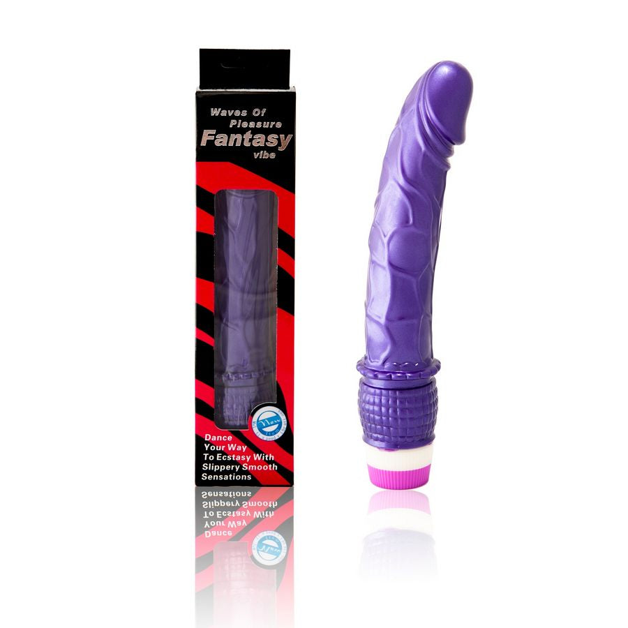 Waves of Pleasure Vibrator 23 cm Purple