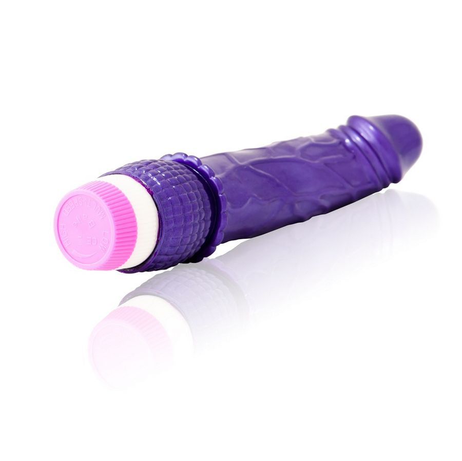 Waves of Pleasure Vibrator 23 cm Purple
