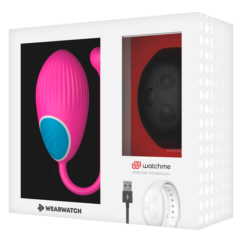 Watchme Technology Remote Control Egg Fuchsia / Jet