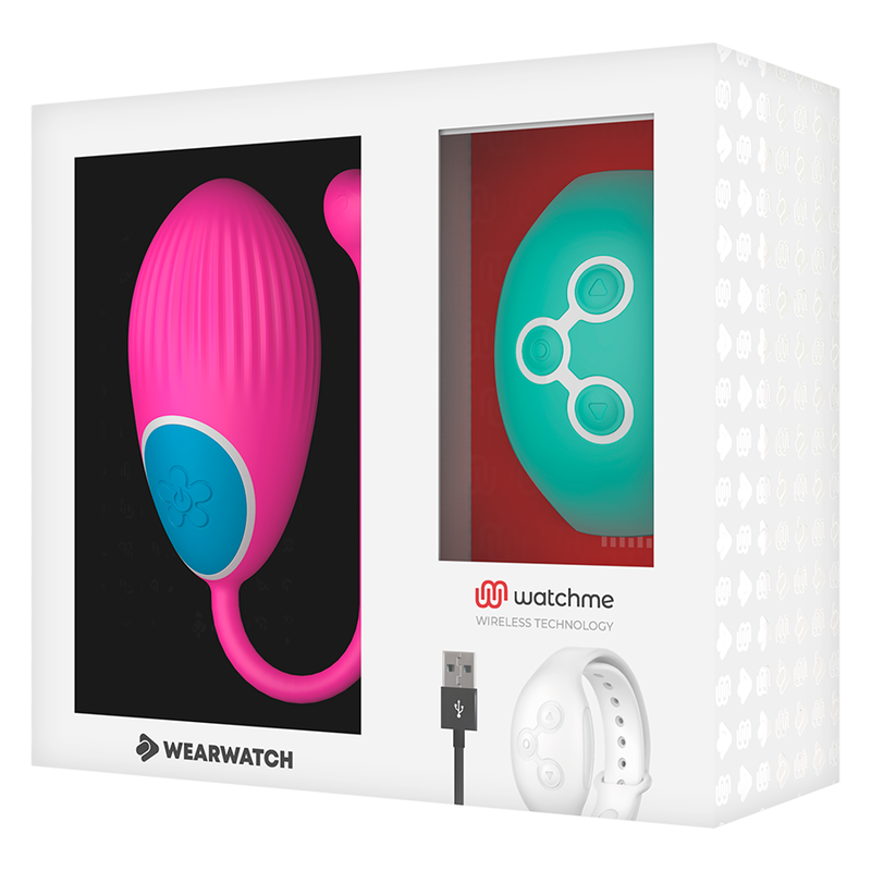 Watchme Technology Remote Control Egg Fuchsia / Seawater