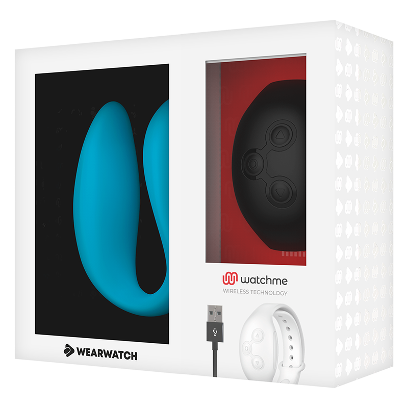 Watchme dual technology vibrator indigo / jet