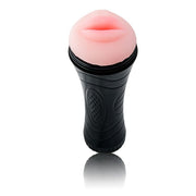 Mouth masturbator with 7 rhythm vibrator