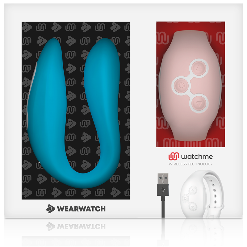 Watchme dual technology vibrator indigo / pink