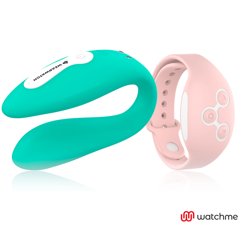 Watchme dual technology vibrator seawater / pink