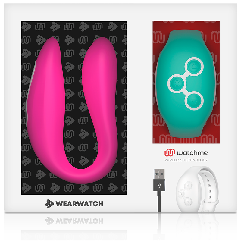 Watchme Dual Technology Vibrator Fuchsia/Seawater