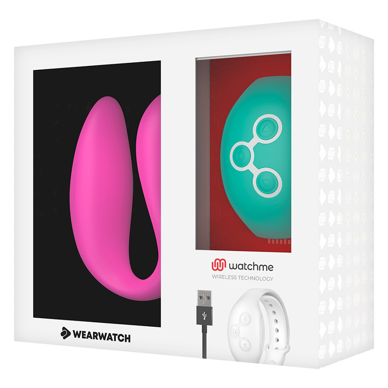 Watchme Dual Technology Vibrator Fuchsia/Seawater