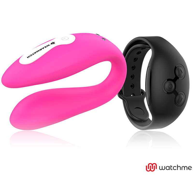 Watchme fuchsia/azabache dual technology vibrator