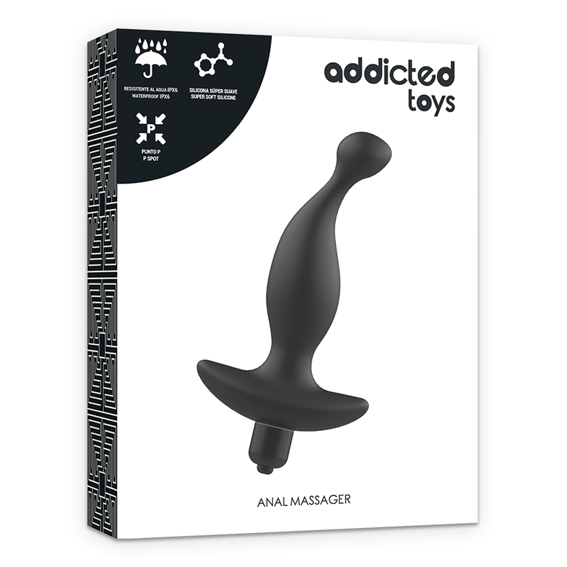Anal massager with black vibration model 1